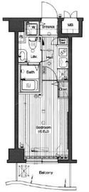 グランド・ガーラ高輪 3階 間取り図