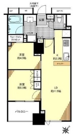 シティタワー池袋ウエストゲート 32階 間取り図