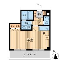 ガーデン目黒南 203 間取り図