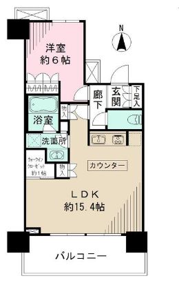 浅草タワー 5階 間取り図