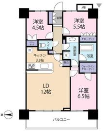 浅草タワー 24階 間取り図