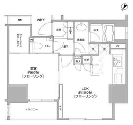 レフィール日本橋浜町二丁目 11階 間取り図