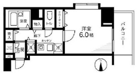 グランド・ガーラ西麻布 9階 間取り図