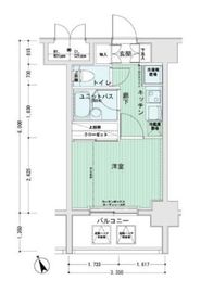 メインステージ南麻布4 7階 間取り図