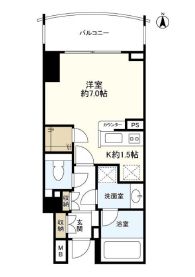 クオリア目黒大橋イースト 5階 間取り図