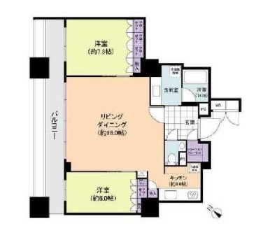 ガレリアグランデ 17階 間取り図