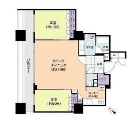 ガレリアグランデ 17階 間取り図