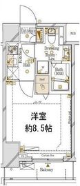 ガリシアグランデ江戸川橋 4階 間取り図