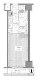 コンパートメント東京中央 7階 間取り図