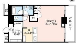 ベイシティ晴海スカイリンクタワー 40階 間取り図