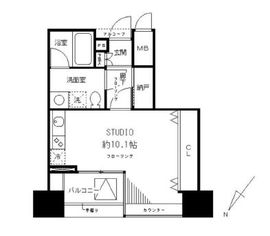 カテリーナ代々木プレイス 5階 間取り図