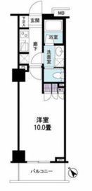 グランスイート代々木 5階 間取り図