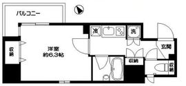 シティスパイア新川 801 間取り図