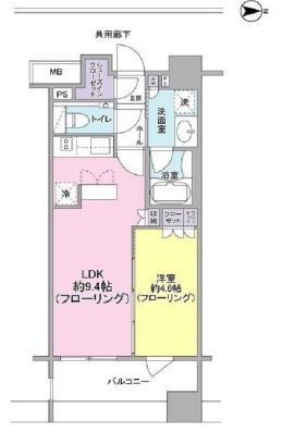 クオリアYZ恵比寿 11階 間取り図