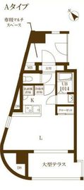 ベルア三宿 803 間取り図