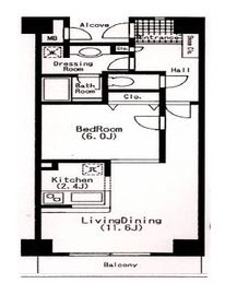 グランハイツ池尻 515 間取り図