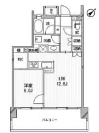 ライオンズシティ白金高輪 303 間取り図