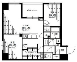 サンウッド東京茅場町パークフロント 9階 間取り図