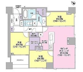 シティタワー有明 28階 間取り図