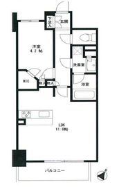 アデニウム新橋 9階 間取り図