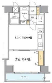 シティプラザ恵比寿 9階 間取り図