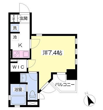 パークプレミア門前仲町 202 間取り図