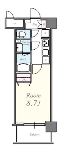 ルマノアール 402 間取り図