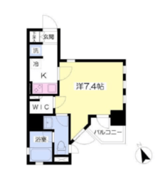 パークプレミア門前仲町 702 間取り図