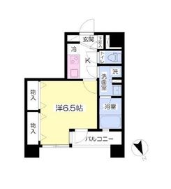 パークプレミア門前仲町 401 間取り図