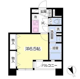 パークプレミア門前仲町 501 間取り図