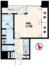 パークプレミア門前仲町 601 間取り図