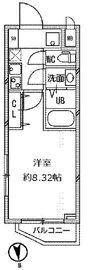 白金高輪レジデンス 309 間取り図