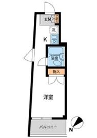 FLEG赤坂 105 間取り図