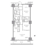 パークアクシス豊洲 1608 間取り図