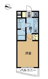 プロシード都立大学2 602 間取り図