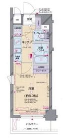 パレステュディオ白金台 6階 間取り図