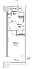 ファーストリアルタワー新宿 2003 間取り図