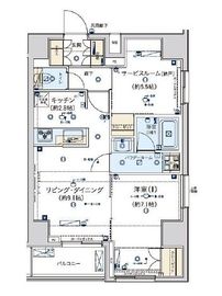 ジェノヴィア東日本橋駅前グリーンヴェール 10階 間取り図