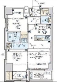 ジェノヴィア東日本橋駅前グリーンヴェール 12階 間取り図
