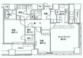 SAION SAKURAZAKA(サイオン桜坂) 8階 間取り図