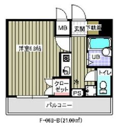 レジディア木場 1205 間取り図