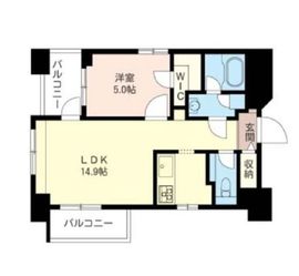 エスティメゾン恵比寿2 401 間取り図