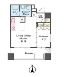 麹町プレイス 1201 間取り図