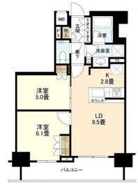 ブランズ錦糸町 11階 間取り図