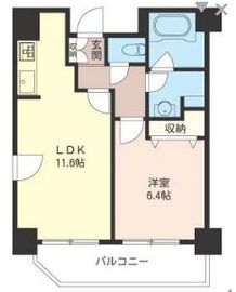 エスティメゾン錦糸町 701 間取り図