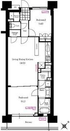 ブリリアイスト三軒茶屋アイビーテラス i512 間取り図