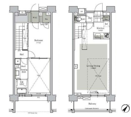 パークキューブ西ヶ原ステージ 534 間取り図