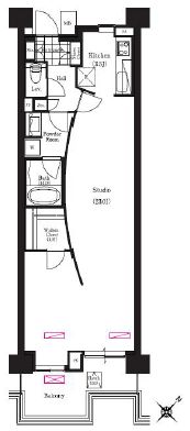 ブリリアイスト三軒茶屋アイビーテラス i222 間取り図