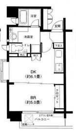 グランド・ルー都立大学 802 間取り図