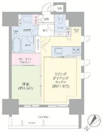 パークリュクス日本橋小網町mono 2階 間取り図